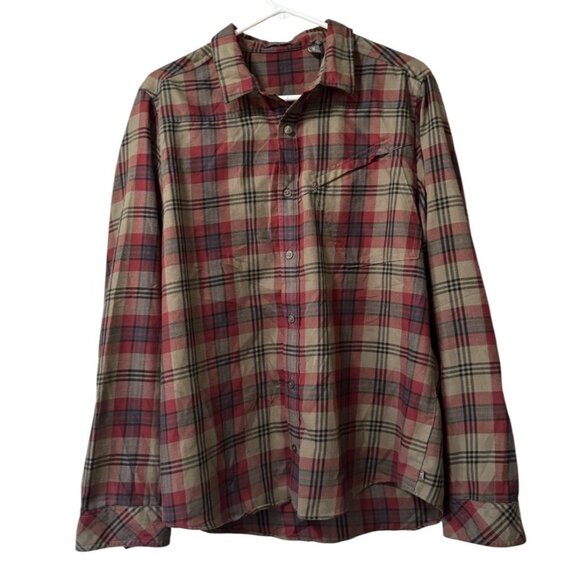 Toad & Co Men Size Medium Shirt Button Down Flannel Polyester Long Sleeve Preppy - Picture 1 of 15